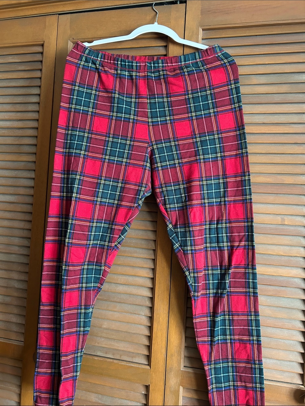 Kids Red Plaid Pajama Bottoms - Comfortable Holiday Sleep Pants